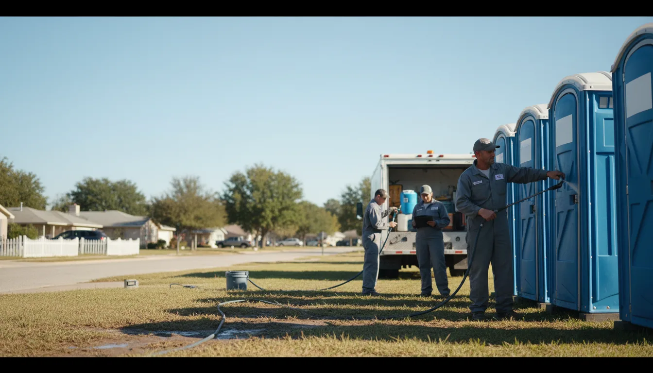 Long-Term Portable Toilet Rental in Center Hill, FL near me